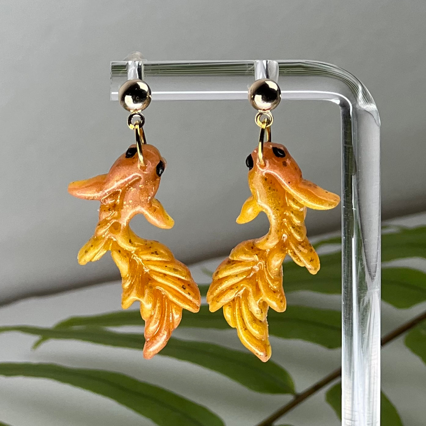 Goldfish Polymer Clay Earrings