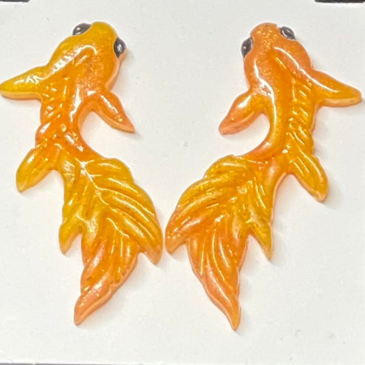 Goldfish Polymer Clay Earrings