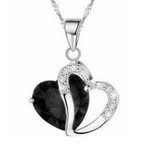 Necklace with Heart shaped Silver Pendant