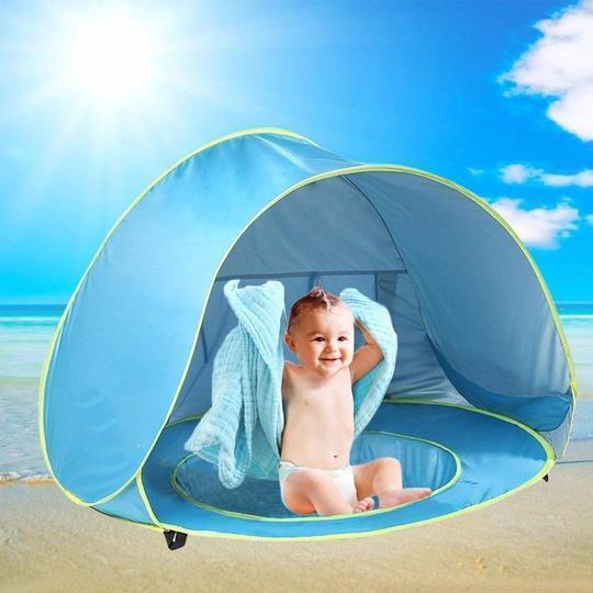 BABY BEACH TENT WITH WADDING POOL